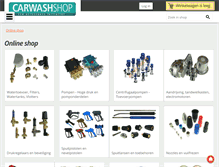 Tablet Screenshot of carwashshop.nl